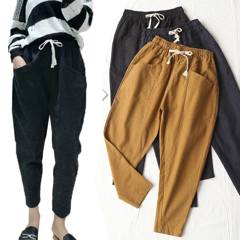 New Women Casual Harajuku Spring Autumn Big Size Long