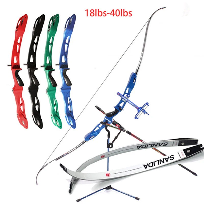 - 70inch Archery Target Recurve Bow Intermediate Competition Training Archer Sport Hunting Bow For Adult 28 30 32 34 36 38 lbs