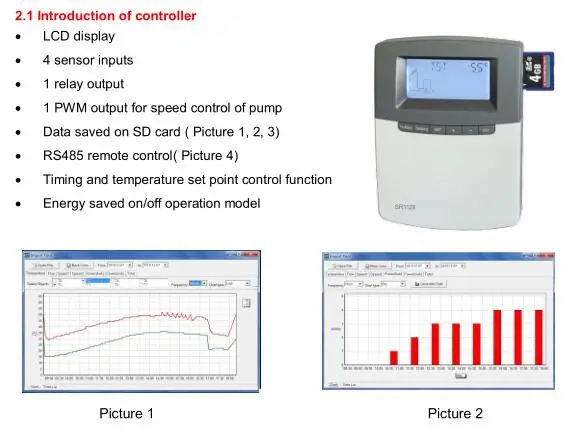 SR1128 для водонагревателя на солнечной батарее Системы контроллер для раскол герметичный блок управления водонагревательной Системы с RS485