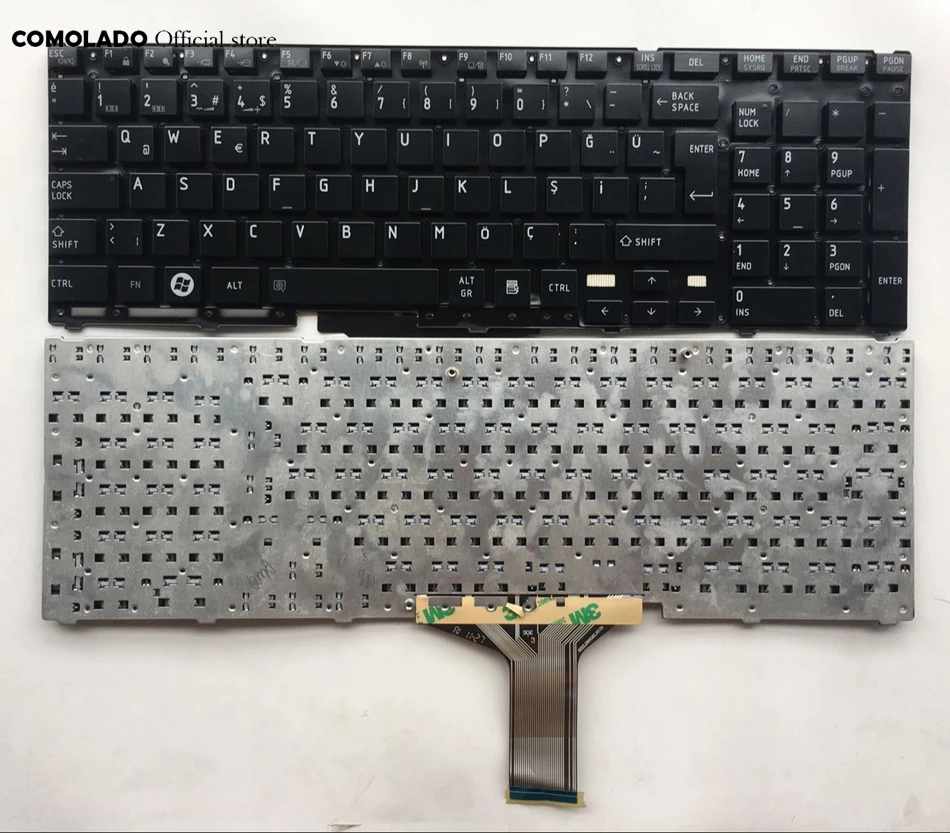 TR Turkish keyboard for Toshiba Satellite P750 P755 P750D P770 P770D P775 X770 X775 black laptop keyboard TR layout