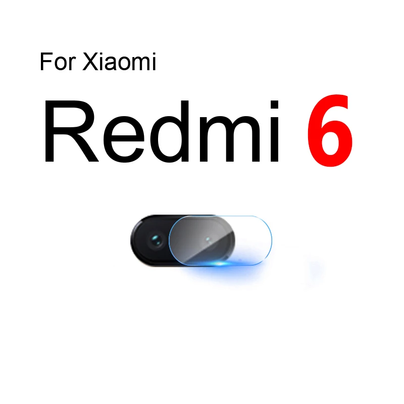 3-1 шт Стекло для Xiao mi Red mi Note 7 6 Pro 6A задняя камера объектив Защита экрана для Xiaomi mi 9 SE mi 8 Lite mi 8 mi 9 чехол пленка - Цвет: For Redmi 6