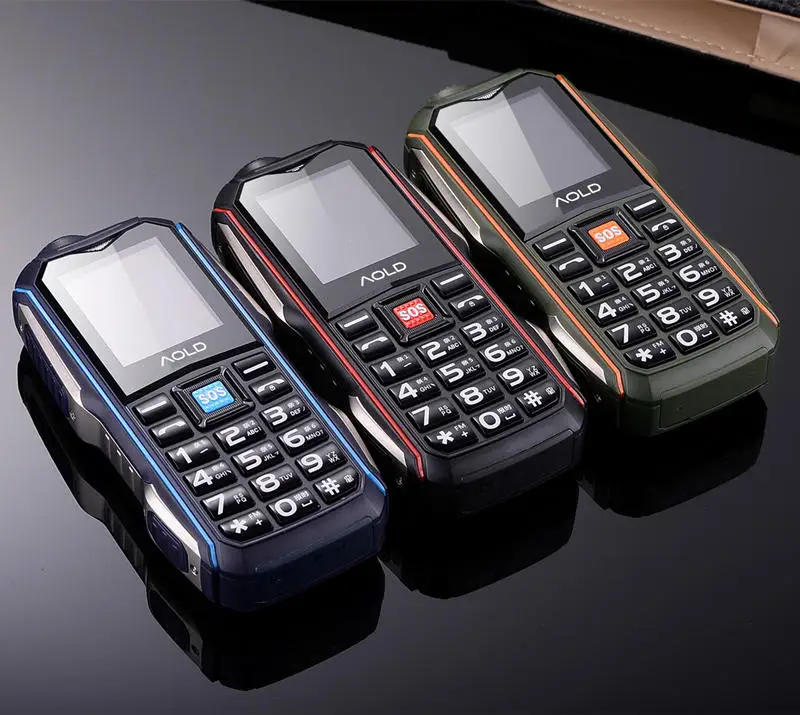 Najtaniej Power bank telefon komórkowy SOS głośny dźwięk mp3 latarka bluetooth magiczny głos odporny na wstrząsy telefony komórkowe rosyjska klawiatura telefon