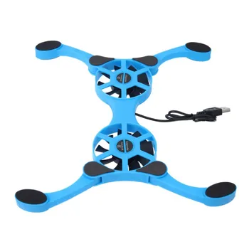 

Foldable USB Laptop Cooling Pads Mini Double Fans Notebook Cooler Cooling Pad For 7-15 Inch Notebook Laptop