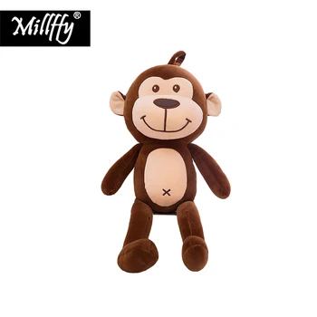 

Millffy New Arrival Cute Monkey Figurine Soft Toy Stuffed Monkey Plush Pillow Toy Plushie Doll for Children Kids Birthday Gifts