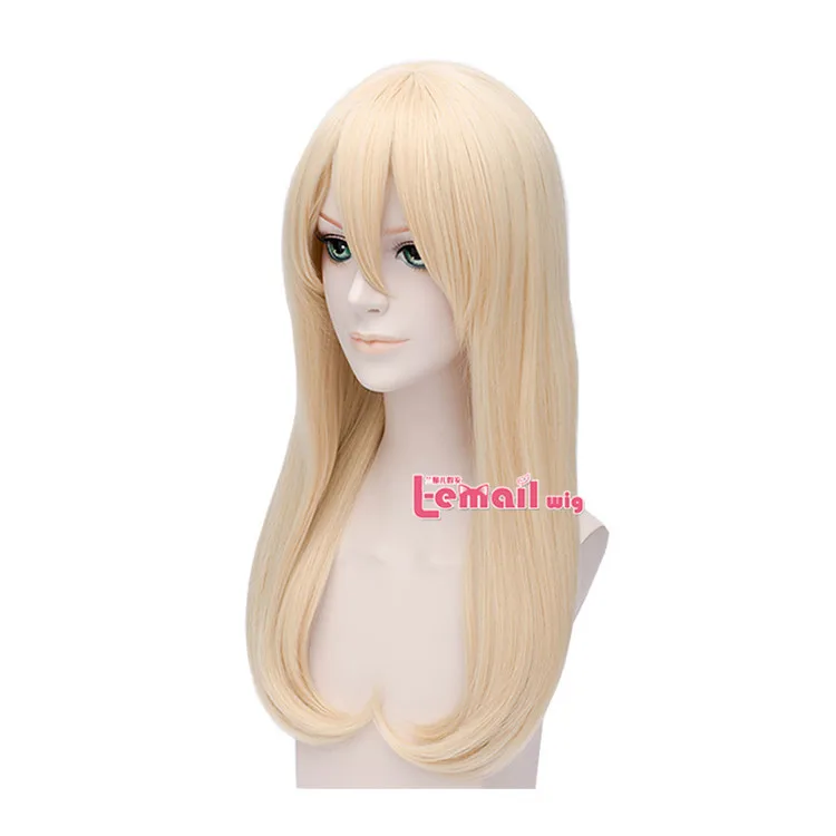 cosplay perucas 50cm cabelo sintético loiro perucas cosplay peruca