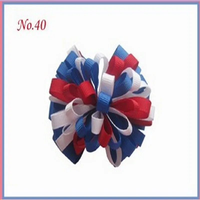 

30 BLESSING Good Girl Boutique 3" fireworks Hair Bows Clip