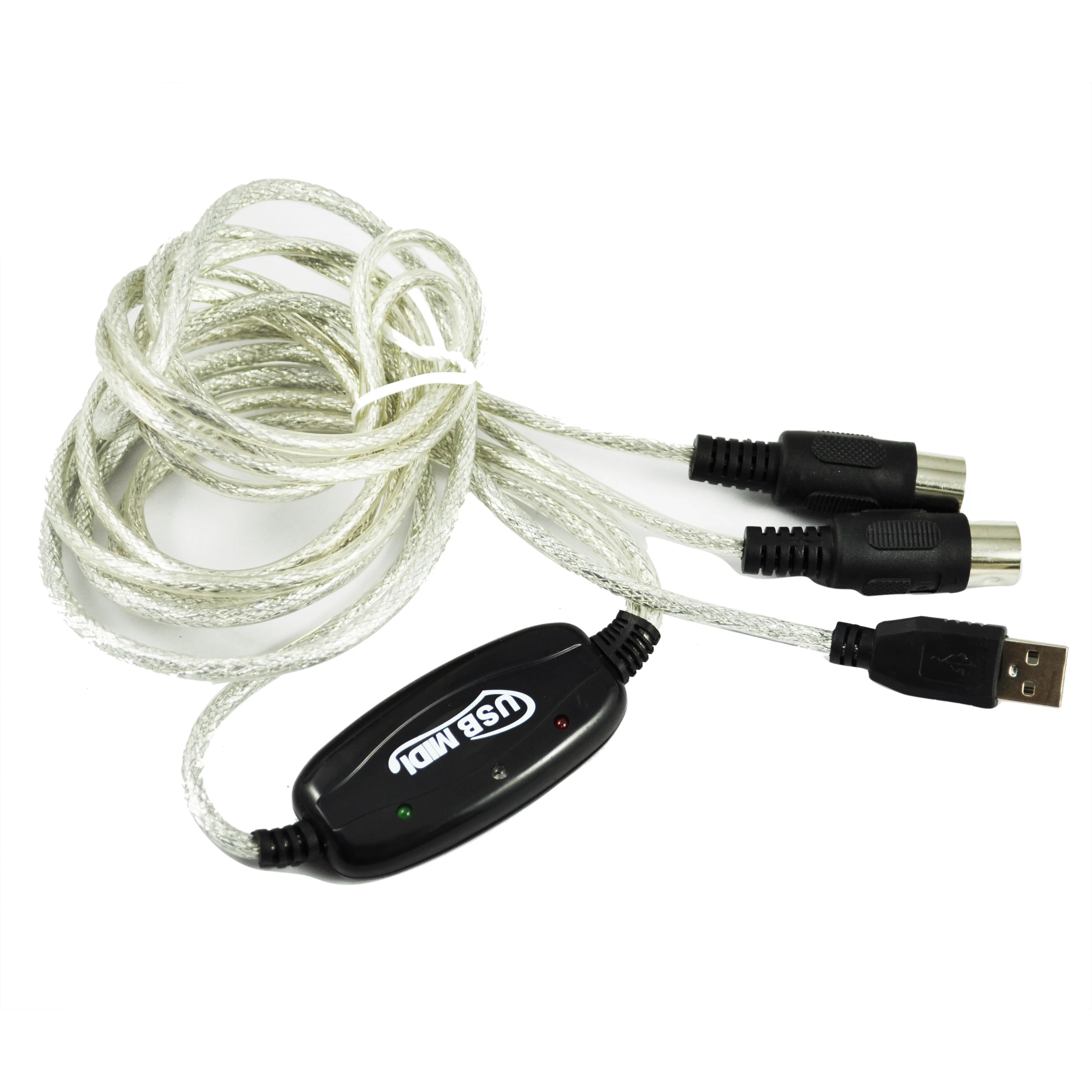 MSOR USB Midi Cable Lead Adaptor for Musical Keyboard to PC Laptop XP Vista Macin Parts