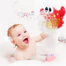 Открытый пузырь Краб/лягушка Ванна игрушка для детей с присоской пузырь производитель пузырь чайник светильник музыка детская Ванна игрушка