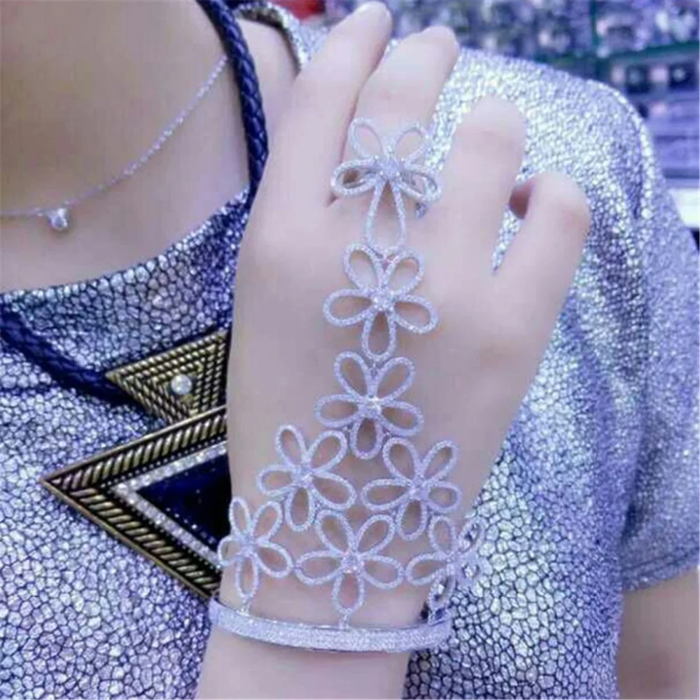 

xd99 Luxury shine Designer Fashion 925 Sterling Silver wedding party Jewelry zirconia, aaa1