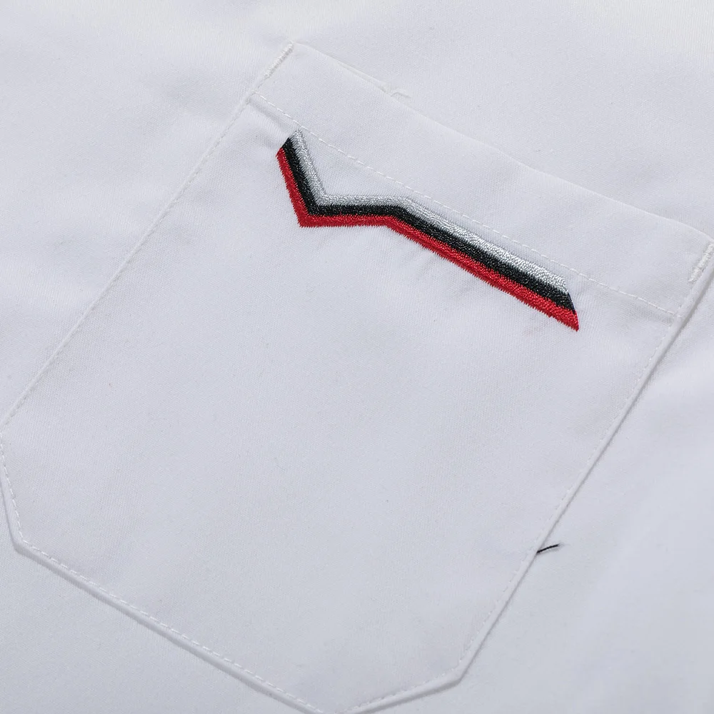 Men and women embroidery chef uniforms restaurant hotel Double breasted catering bakery cotton Chef Jackets M-3XL waitress shirt