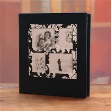 Кожаные Семейные вставки фотоальбом 5R7 дюймов большой емкости для маленьких пар в память о детском альбоме