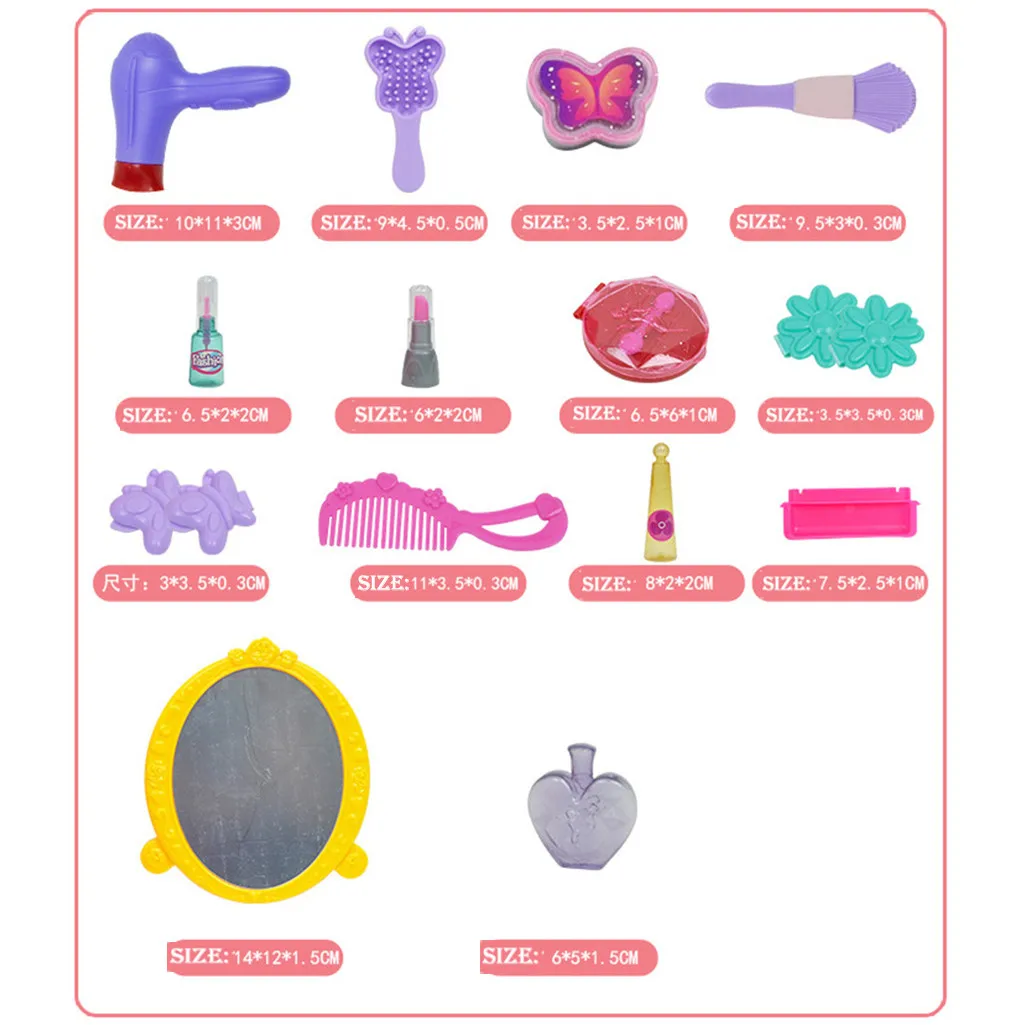 ماكياج أداة عدة مجموعات مجفف الشعر مستحضرات التجميل لعب للبنات الاطفال الأطفال الأثاث ماكياج أداة عدة مجموعات مجفف الشعر مستحضرات التجميل لعب للبنات الاطفال الأطفال الأثاث