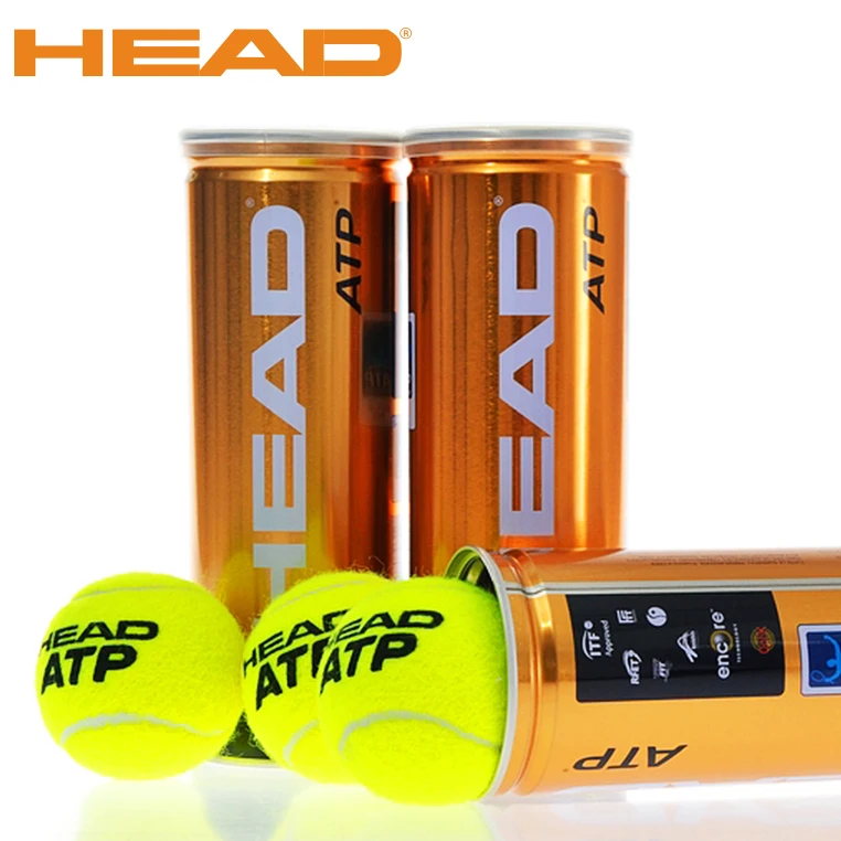 3 трубы/lot OriginalHead ATP world tour официальный Теннисный Мяч Официальный Теннисные Мячи