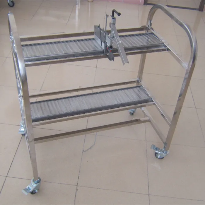 Подачи тележка для xp241 xp242 xp243 Fuji chip Mounter подачи Стойки сборки тележки для хранения 40*2 шт. 2 слоя