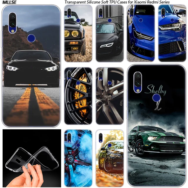 US $1.64 Hot Cool sports car Soft Silicone Case for Xiaomi Redmi K20 7 7A 5 5Plus 6 6A S2 Note 8 7 6 5 Pro F