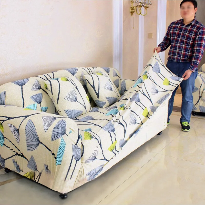 Slipcovers Sofa Tight Wrap All-inclusive Slip-resistant Sectional Elastic Full Cover/Towel Single/Two/Three/Four-Seater | Дом и сад