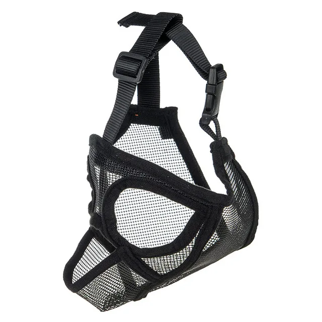 Black type 2 Hoopet Pet маленькая собака Французский бульдог мордочка собака мышь корзина дышащая намордник для собак анти намордник против лая, укусов жевательные собачьи мордочки - Цвет: Black type 2