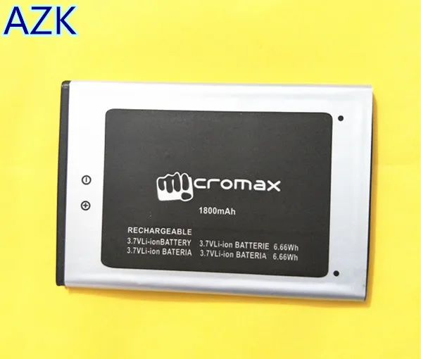 

AZK 100% New Relacement 1800mAh Q383 Battery for Micromax Q383 in stock high quality