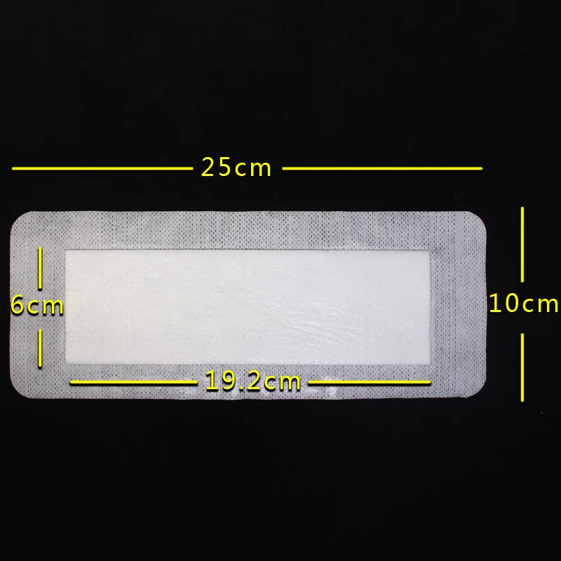 30 шт./лот медицинский перевязочный Скотч Большой площади повязки дышащие нетканые медицинские принадлежности для ран первой помощи гемостаз - Цвет: 10cm X 25cm