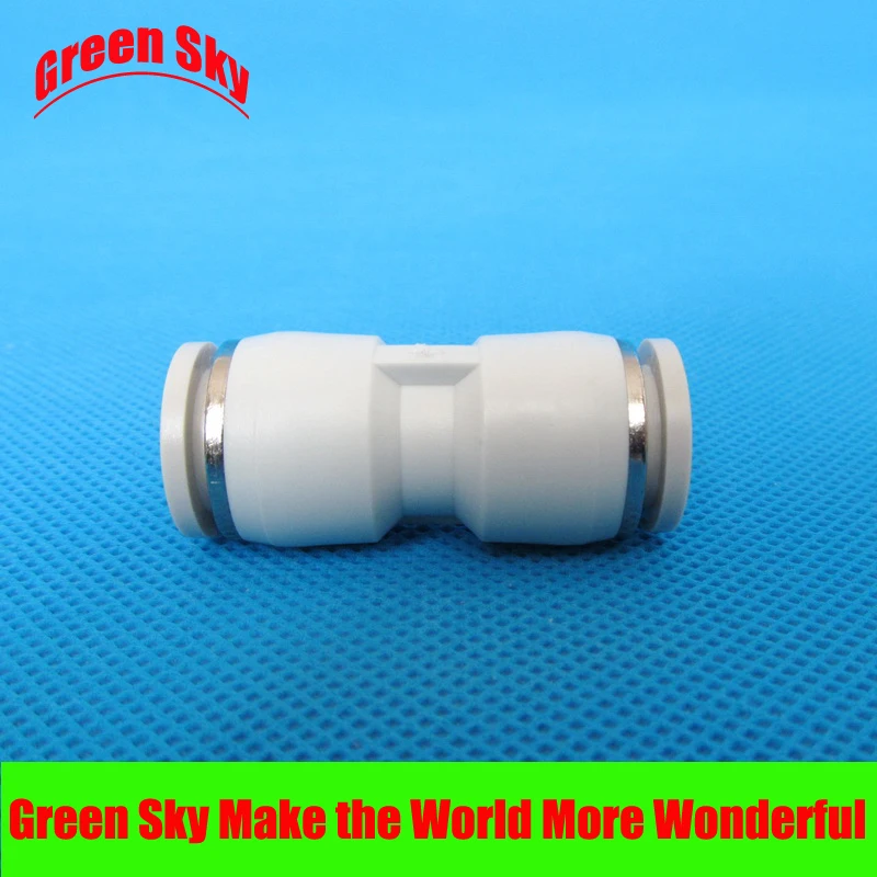 

6 pcs/lot 16mm tube to 16mm tube straight quick air connector