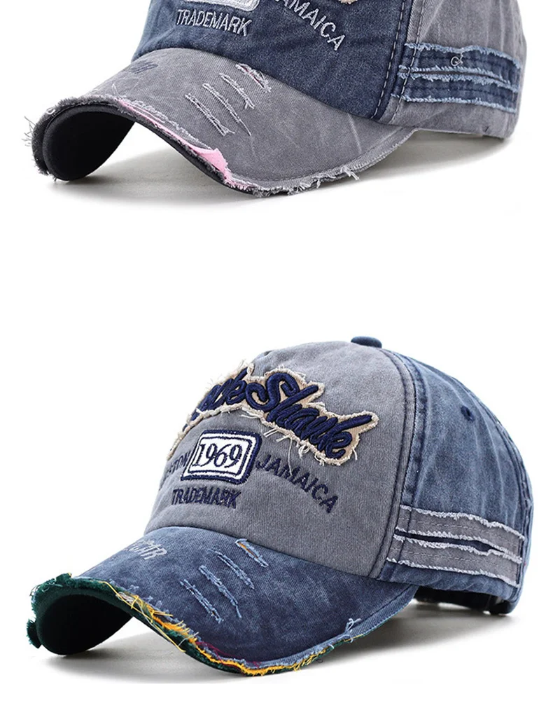 做旧棒球帽_2019跨境帽子做旧破边棒球帽1969遮阳帽男女青年复古情侣---阿里巴巴_05