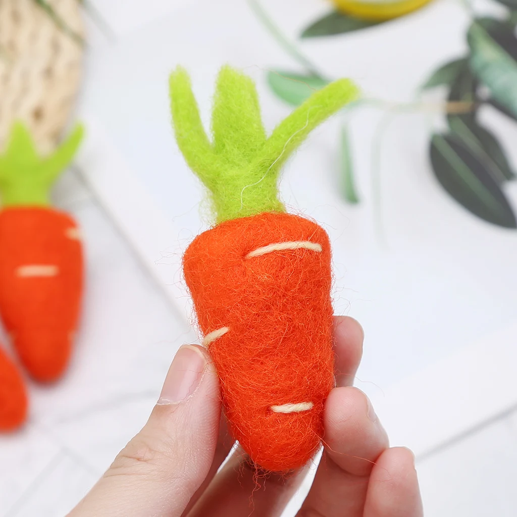 Реквизит для фотосъемки Войлок морковь овощи DIY ручной работы ремесла украшения Рождество ребенок Фото фон Аксессуары Одежда