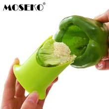 MOSEKO 2 шт./набор Многофункциональный зеленый перец чили ядро сепаратор устройство пластик помидор фрукты овощерезка кухонные инструменты