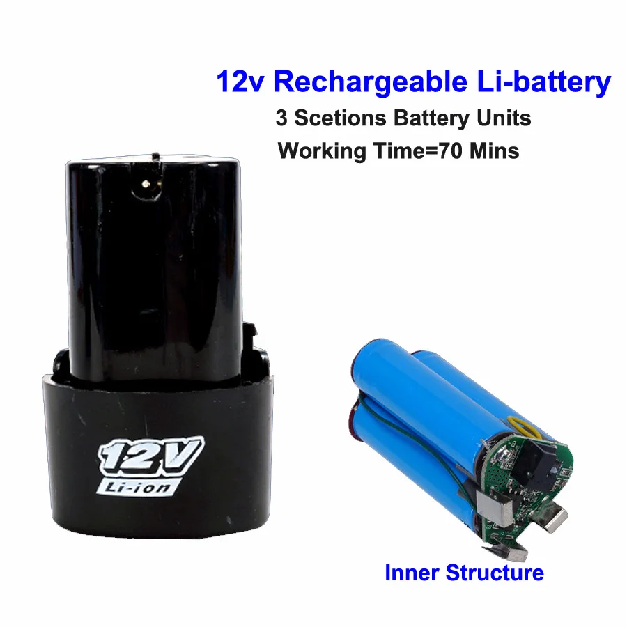 Cordless  Electric Drill Lithium Battery--12V-001