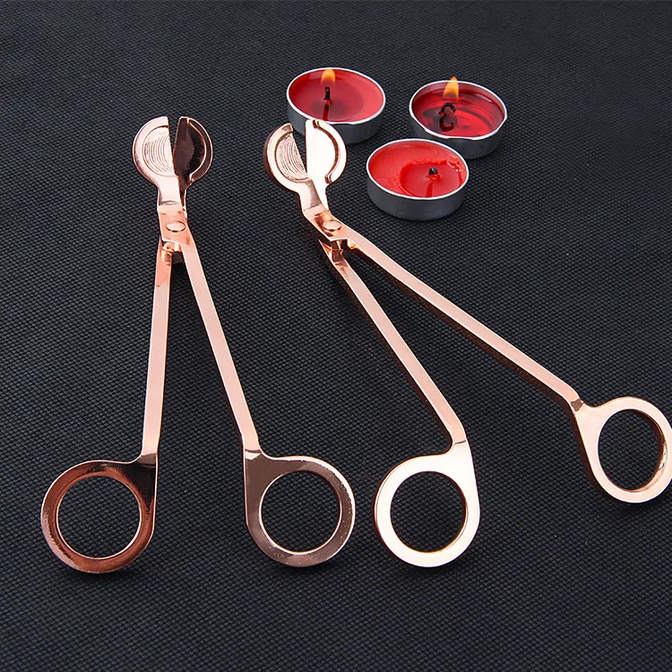 Mengoing 2Pcs/lot Rose Gold Candle Knife Stainless Steel Utility Fix