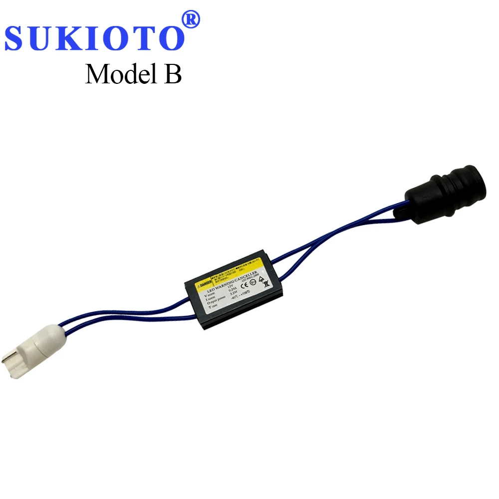 SUKIOTO 10-100PCS OCB Canbus Decoder T10 LED resistor for LED Lamps W5W t10 canbus canceller NO Error 168 car styling accessory (5)