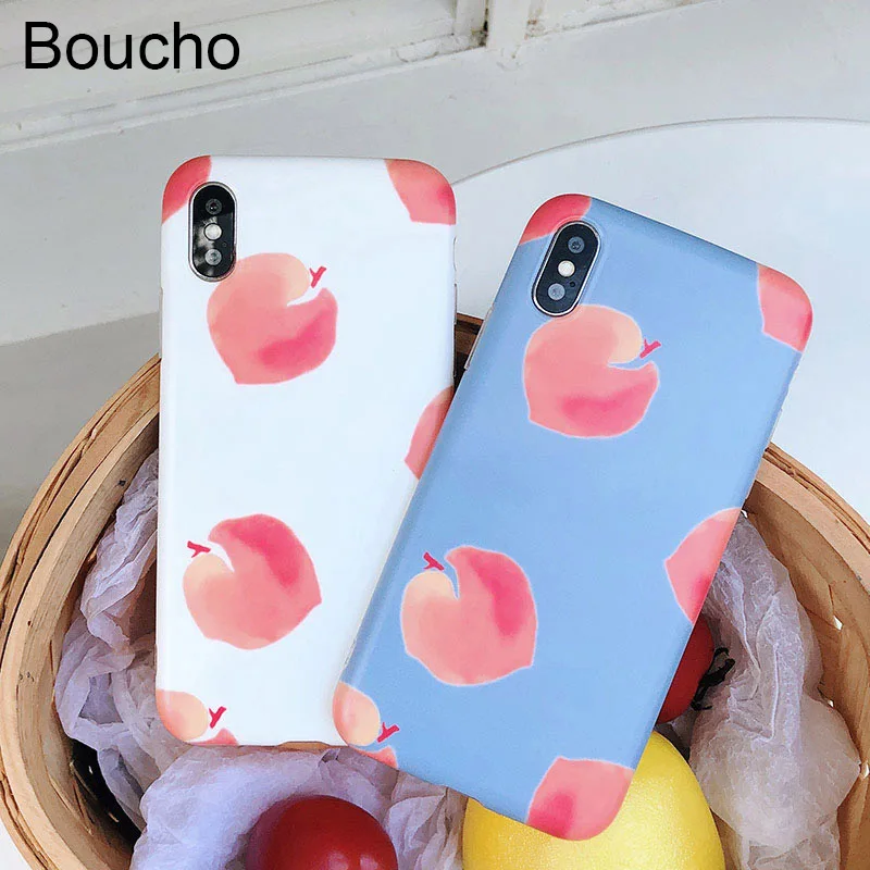 Boucho Fashion Silicone Cases For iPhone 6 6S Plus X Cute