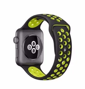 Ремешок для Apple Watch силиконовый ремешок часов серии 5/4/3/2/1 Спортивный Браслет для наручных часов iwatch, браслет 38 мм 40 мм 42 44 мм