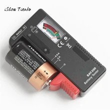 ISHOWTIENDA Indicator Battery Cell Tester AA AAA C/D 9V Volt Button Checker