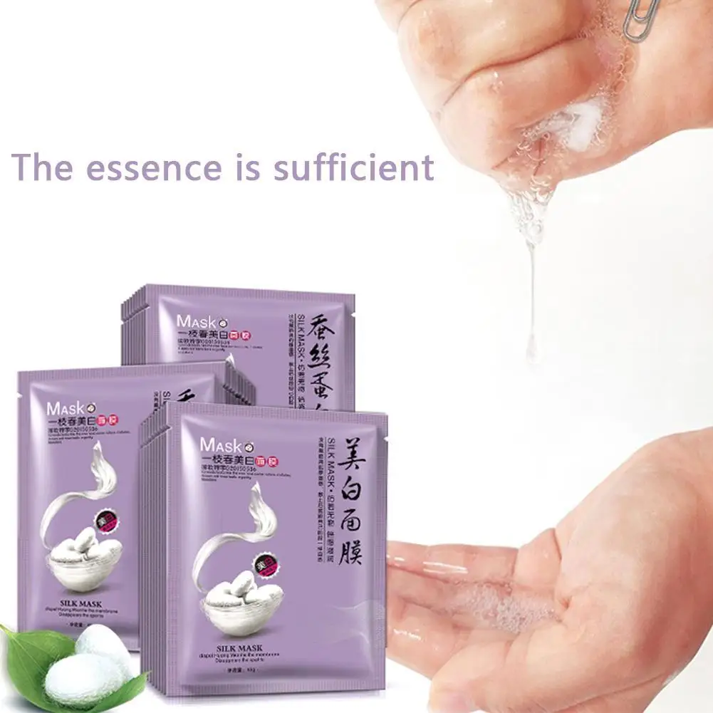 Online Korea Masker Wajah Pengisian Masker Titik titik Hitam Jerawat Pengobatan Korea Perawatan Kulit Asam Hyaluronic Masker Wajah Firming 1 Piece
