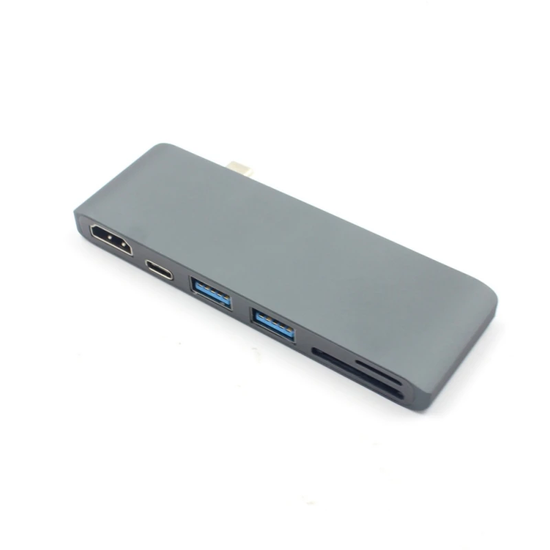 Для MacBook Pro USB C 3,0 концентратор type-C до 4 K x 2 K HDMI адаптер для чтения карт зарядки