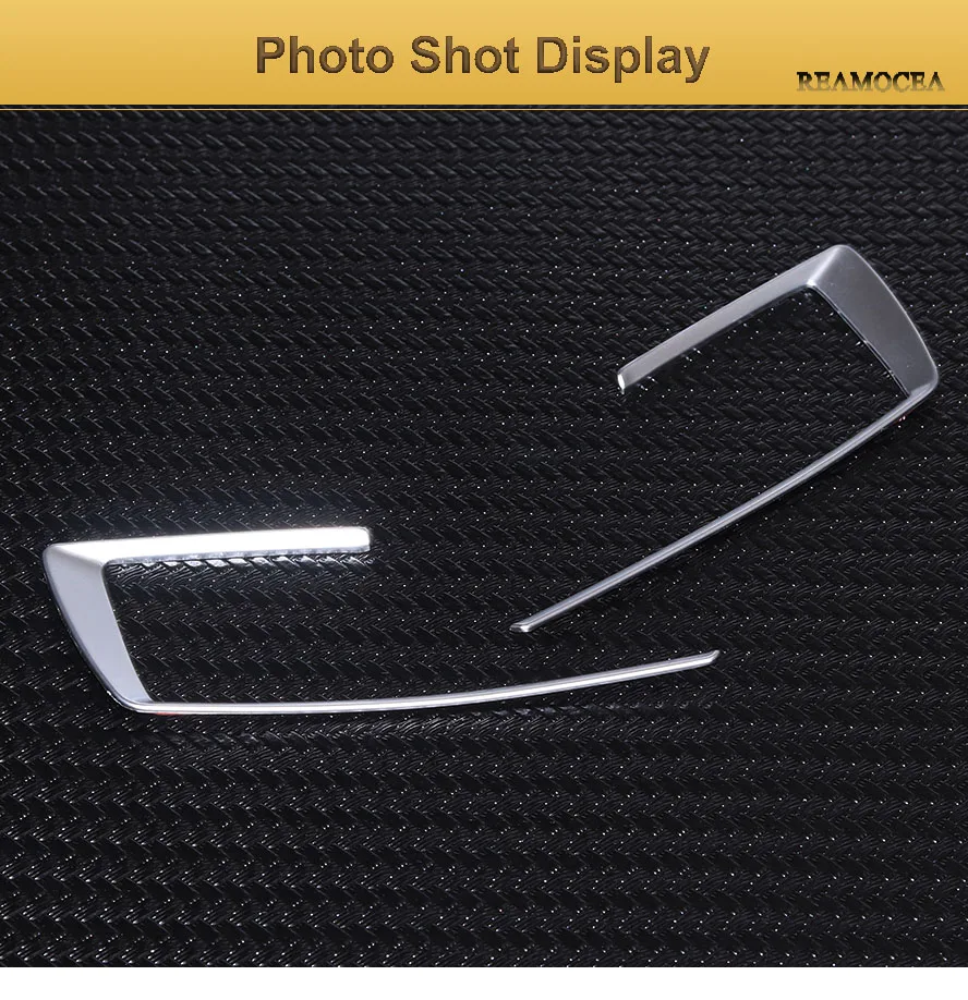 Reamocea 1 Set Silver Chrome Dashboard Console Cover Trim for BMW 3 4 Series F30 F31 F32 F34 F36 316 318 320 420 2013 2014 2015 (13)