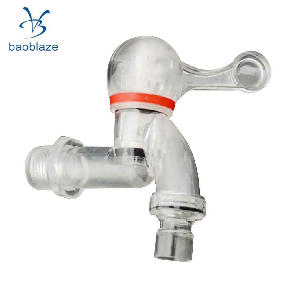 20mm Male Tread Plastic Water Faucets Yard Garden Washing Machine Water Taps, 3 Designs