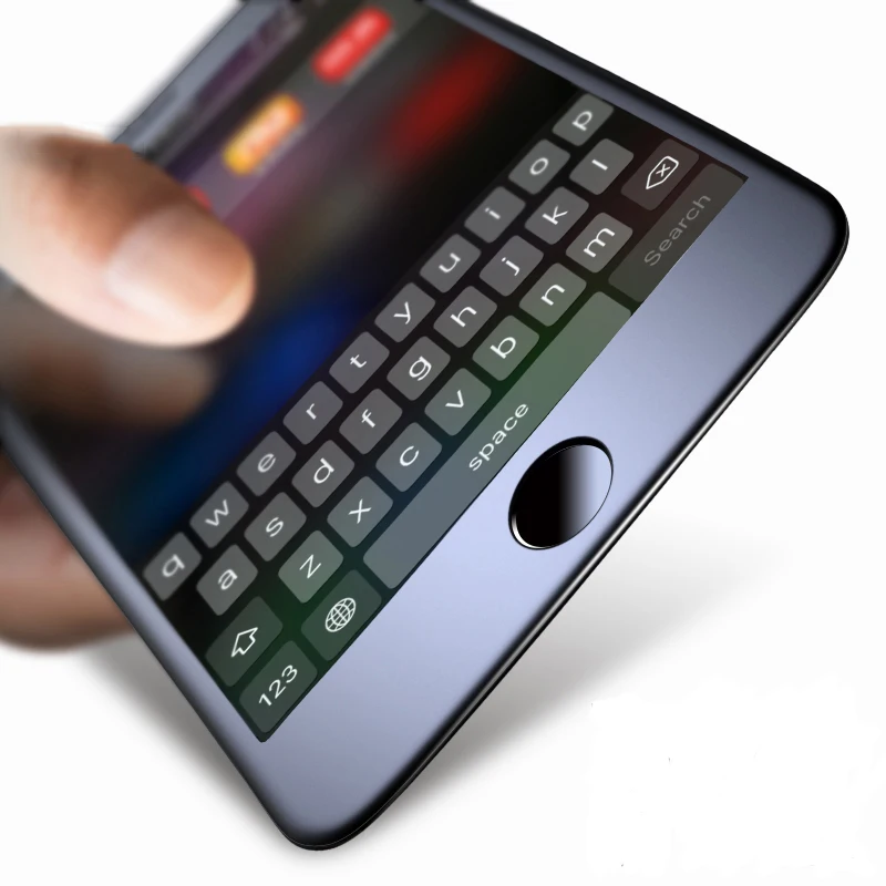 Матовая защитная пленка для экрана Oppselve iPhone 8 7 Plus закаленное стекло 3D с мягкими