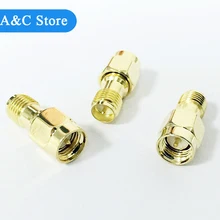 RF SMA Прямой позолоченный SMA штекер для RP-SMA Женский Разъем RF коаксиальный адаптер конвертер Заводской магазин Высокое качество