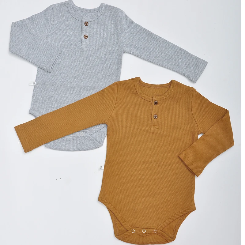 

Baby Clothing Girls Boys Clothes Kids Rompers Winter Boy Jumpsuit One-Pieces Ribbed Cotton 2018 New Set Girl Spring Soft Fashion