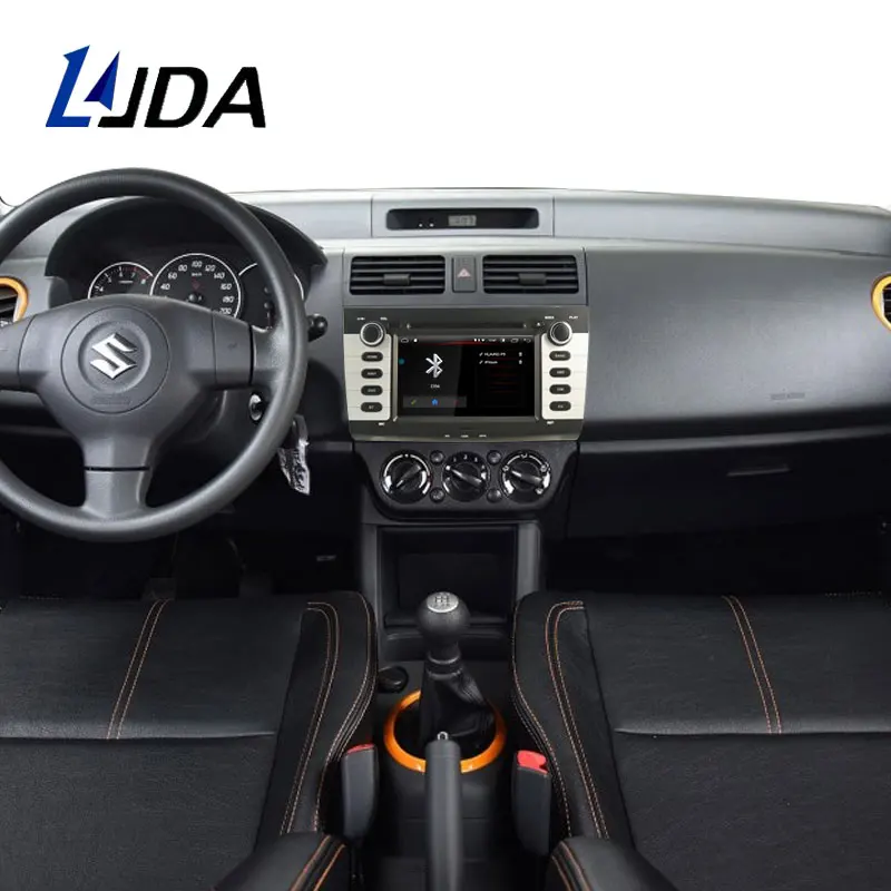 Excellent LJDA Android 9.1 Car DVD Player For Suzuki swift 2004-2010 Car Multimedia Player Stereo GPS Navigation IPS Audio 2 Din Car Radio 5