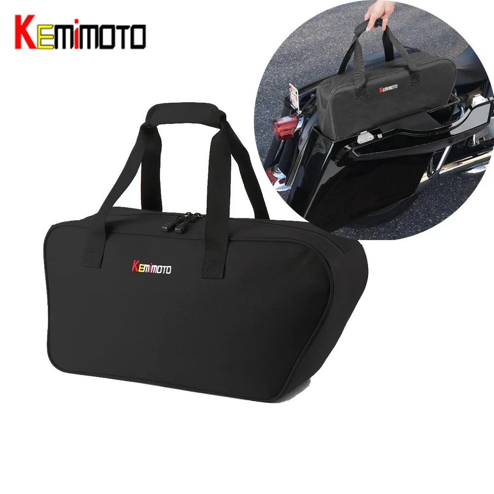 

KEMiMOTO Saddlebag Luggage Liner For Touring Road King For Honda 2001-2016 GL1800 Models Indian For Electra Street Glide