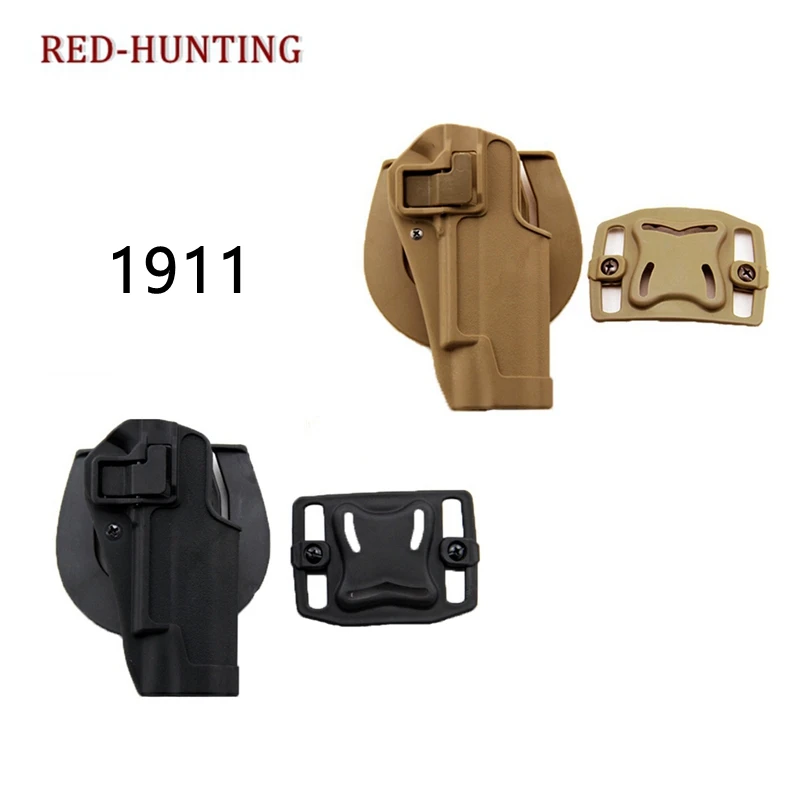 

New Tactical Airsoft Pistol 1911 Holster with Gun Sling MOLLE Adapter Magazine Pouch Waist Gun Holster for Colt 1911