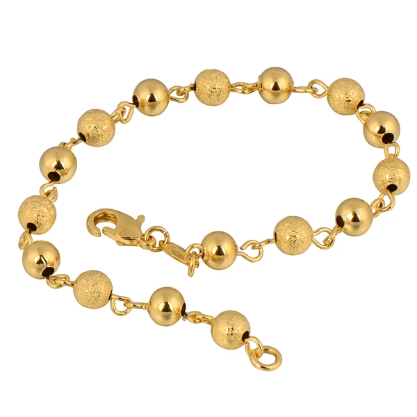 Gussiarro Подарочный пакет нежный желтый золотой цвет женский золотой шар браслет для женщин без никеля