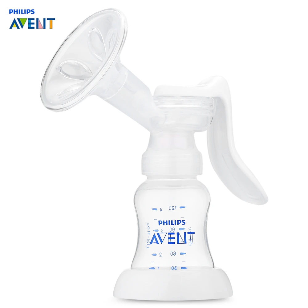 

Philips Avent Manual Breast Pump PP Baby Breastfeeding Milk Bottle Manual Breast Milk BPA Free Silicone Breast Pumps Mom Helper