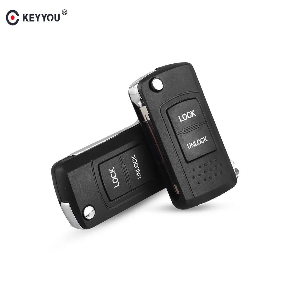 

KEYYOU Modified Remote Car Key For Mitsubishi Lance Outlander Endeavor Eclipse Galant Diamante Montero Sport 2 Buttons Flip key