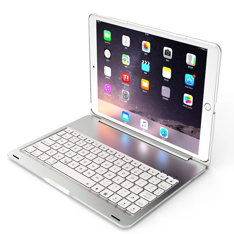 7 видов цветов с подсветкой свет беспроводной Bluetooth клавиатура чехол для iPad Pro 10 5