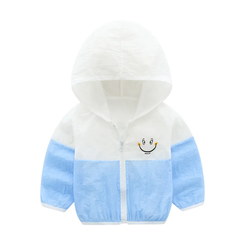 

summer children sunproof jacket for boys girls coat fashion patchwork style Beach Wear