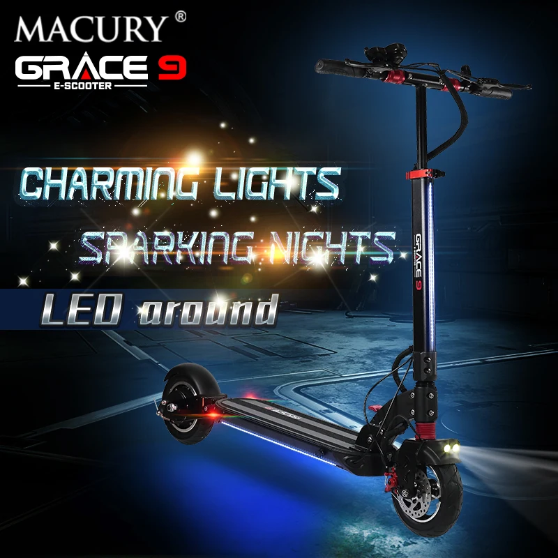 US $635.54 Macury GRACE9 Electric Scooter GRACE amp ZERO 9 Hoverboard 2 Wheel 8 Inch Adult ZERO9 85 Inch Lightweight Mini Foldable T9 9S 48V