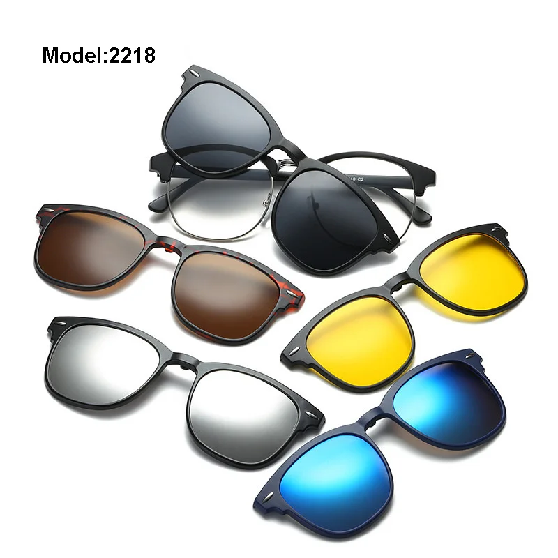 5 в 1 солнцезащитные очки магнитные солнцезащитные очки 5+ 1 магнитный зажим на солнцезащитные очки оптические линзы очки 5 в 1 очки